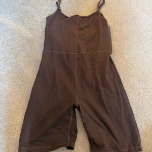 Vestique Chocolate Brown Strappy Jumpsuit